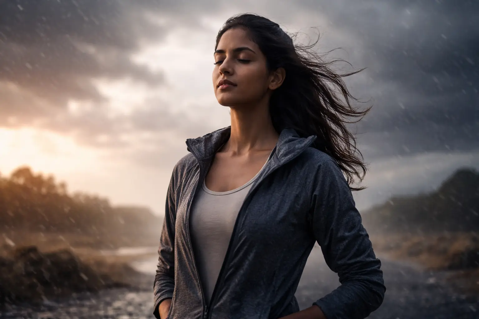 Person standing mentally strong and confident in a tough world, symbolizing inner strength and resilience.బలహీన ప్రపంచంలో నిలబడటానికి… మీ మనసును బలంగా మార్చుకునే 10 మార్గాలు!