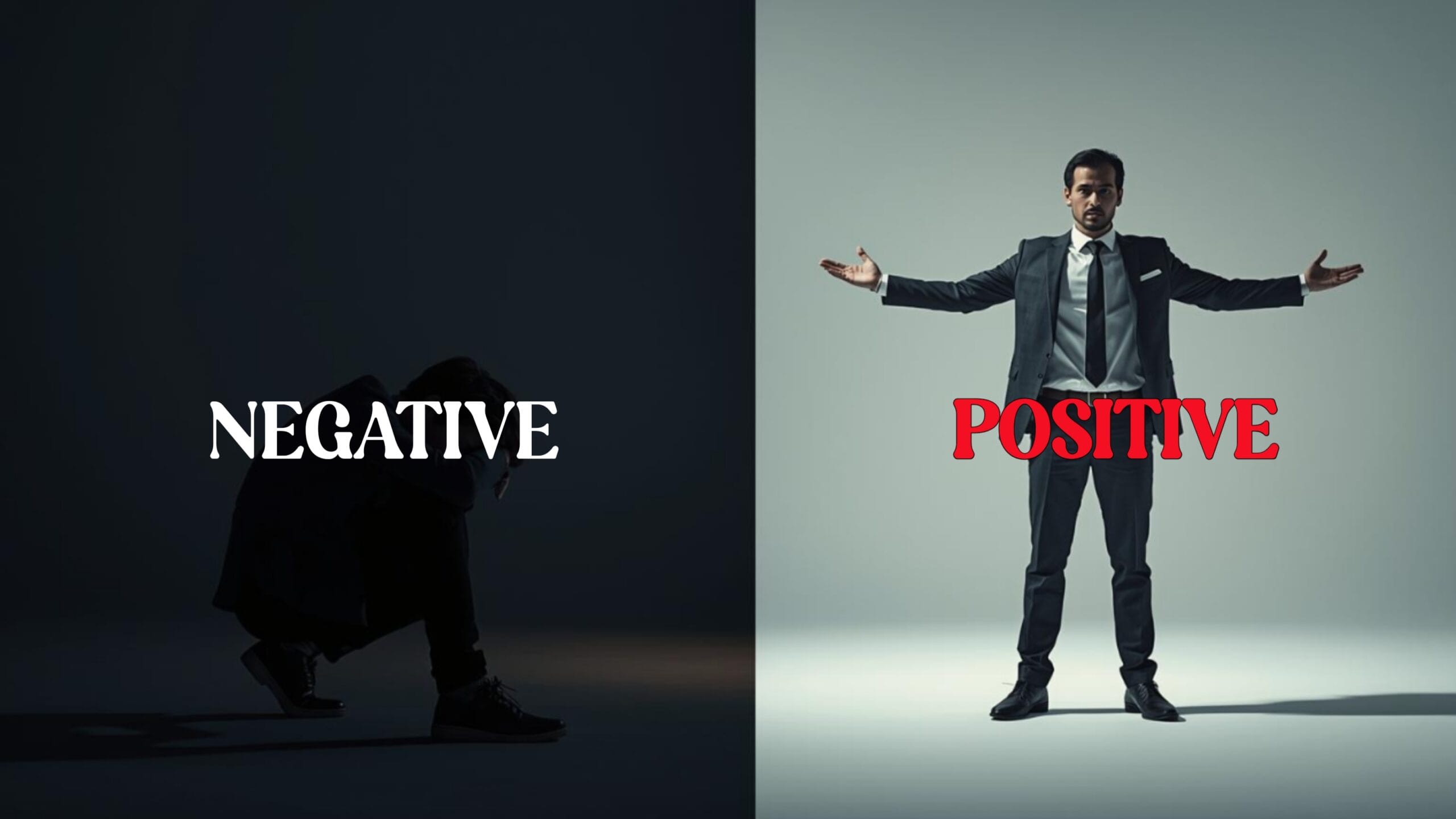 Transformation from negative thinking to success mindset through positive mental shifts.Negative Thinking నుండి Success Mindset వరకు – 10 Important Shifts.